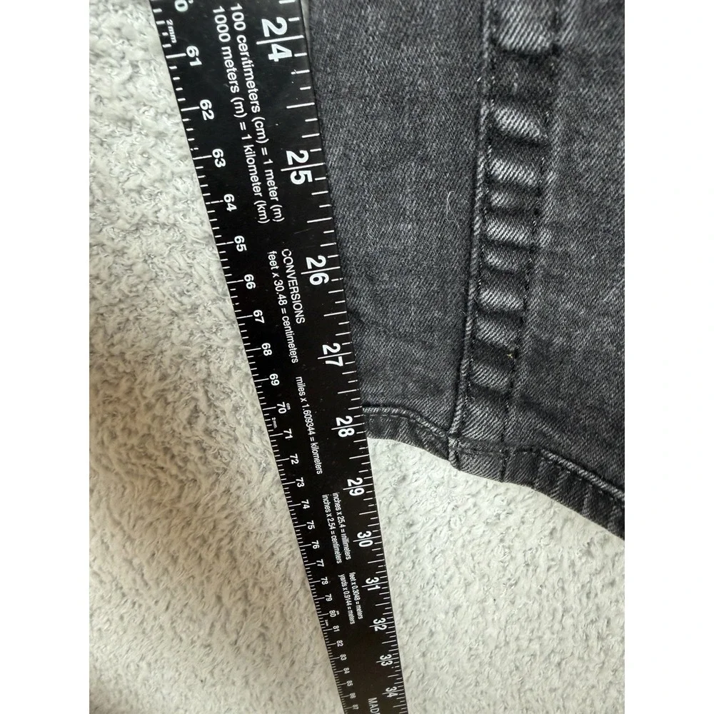 True Religion Ricky‎ Relaxed Straight Jeans Mens 34x28 Black Flap Pocket Denim